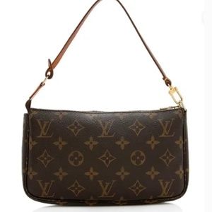 Authentic Louis Vuitton Vintage Monogram Pouchette small purse